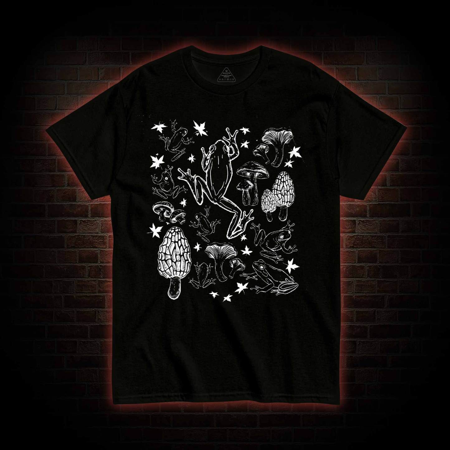 Frogs and Mushrooms Vintage T-shirt