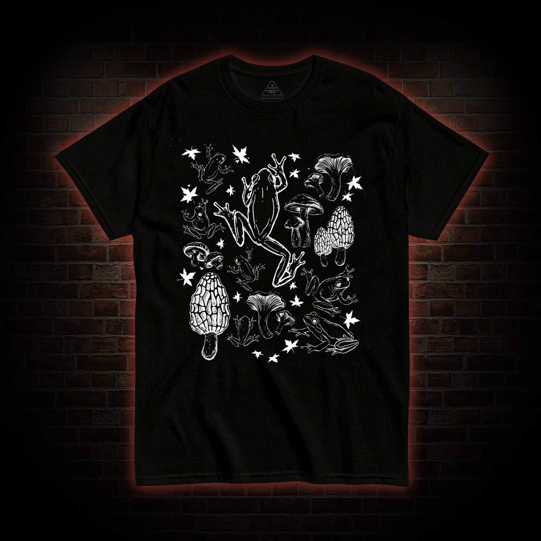 Frogs and Mushrooms Vintage T-shirt