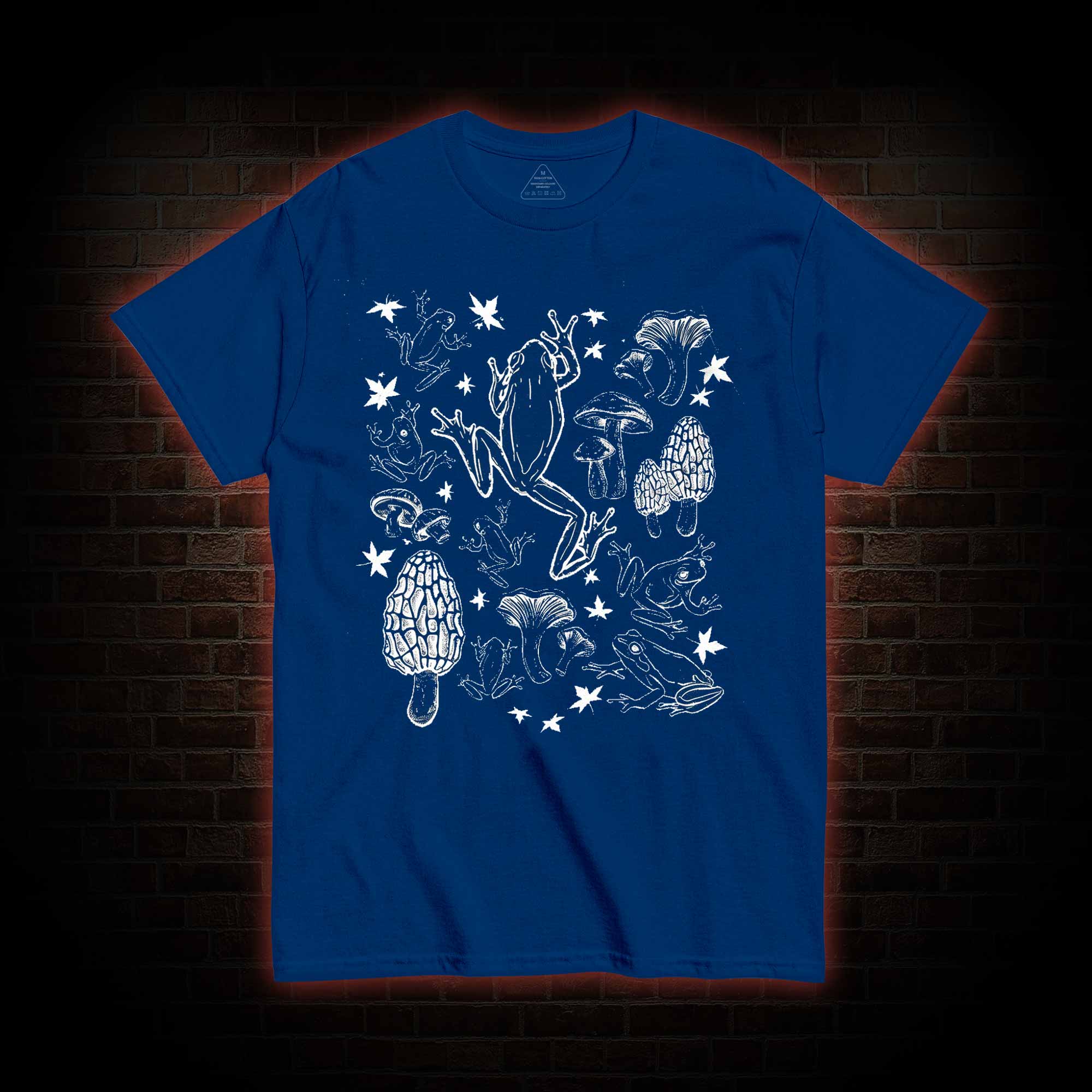 Frogs and Mushrooms Vintage T-shirt