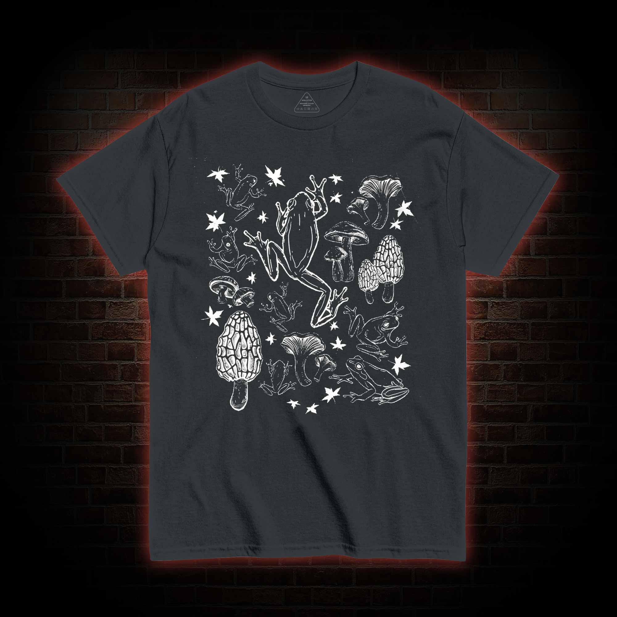 Frogs and Mushrooms Vintage T-shirt