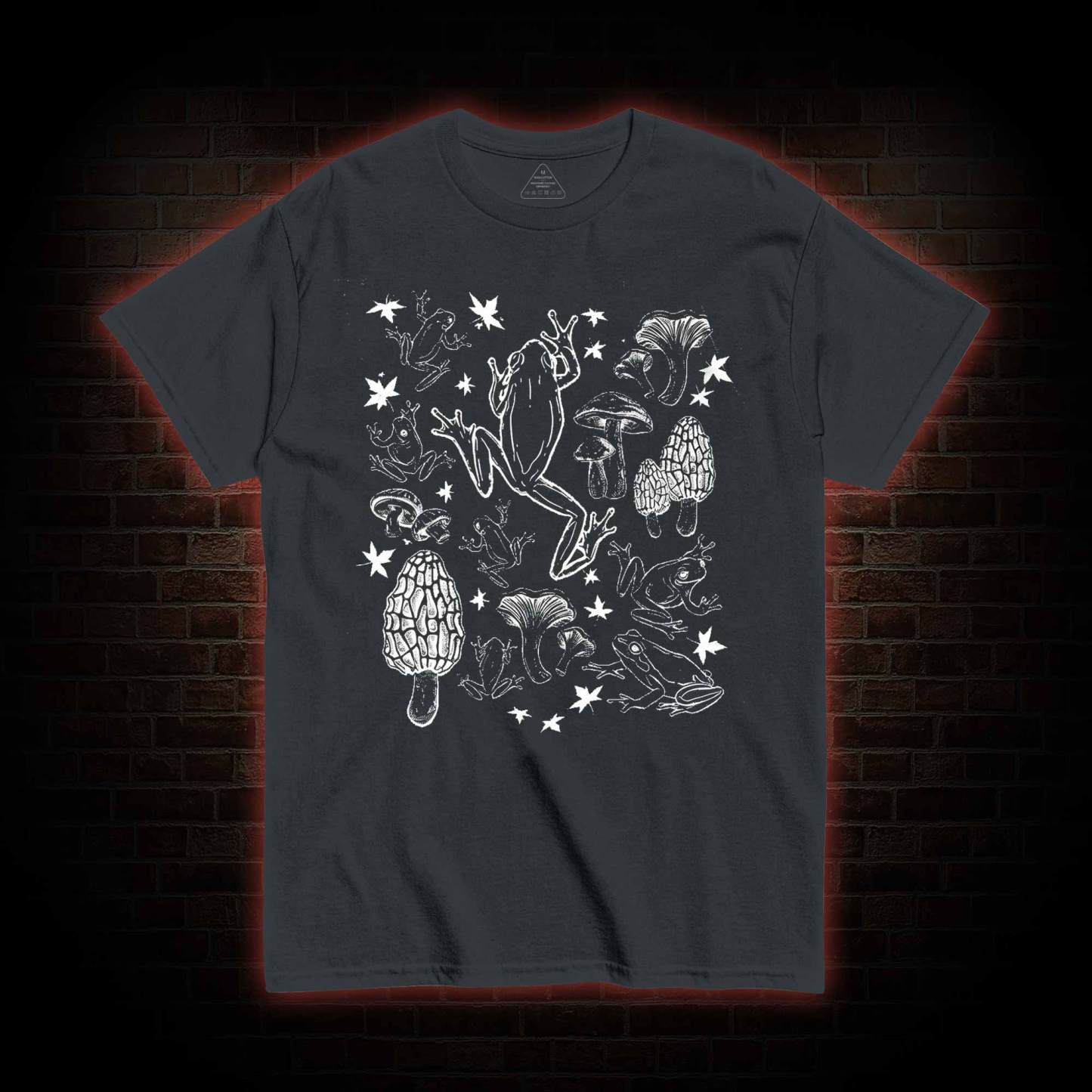 Frogs and Mushrooms Vintage T-shirt