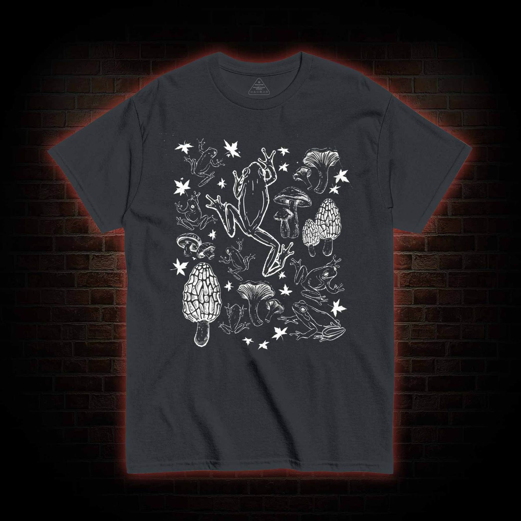 Frogs and Mushrooms Vintage T-shirt