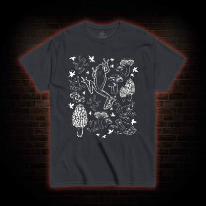 Frogs and Mushrooms Vintage T-shirt
