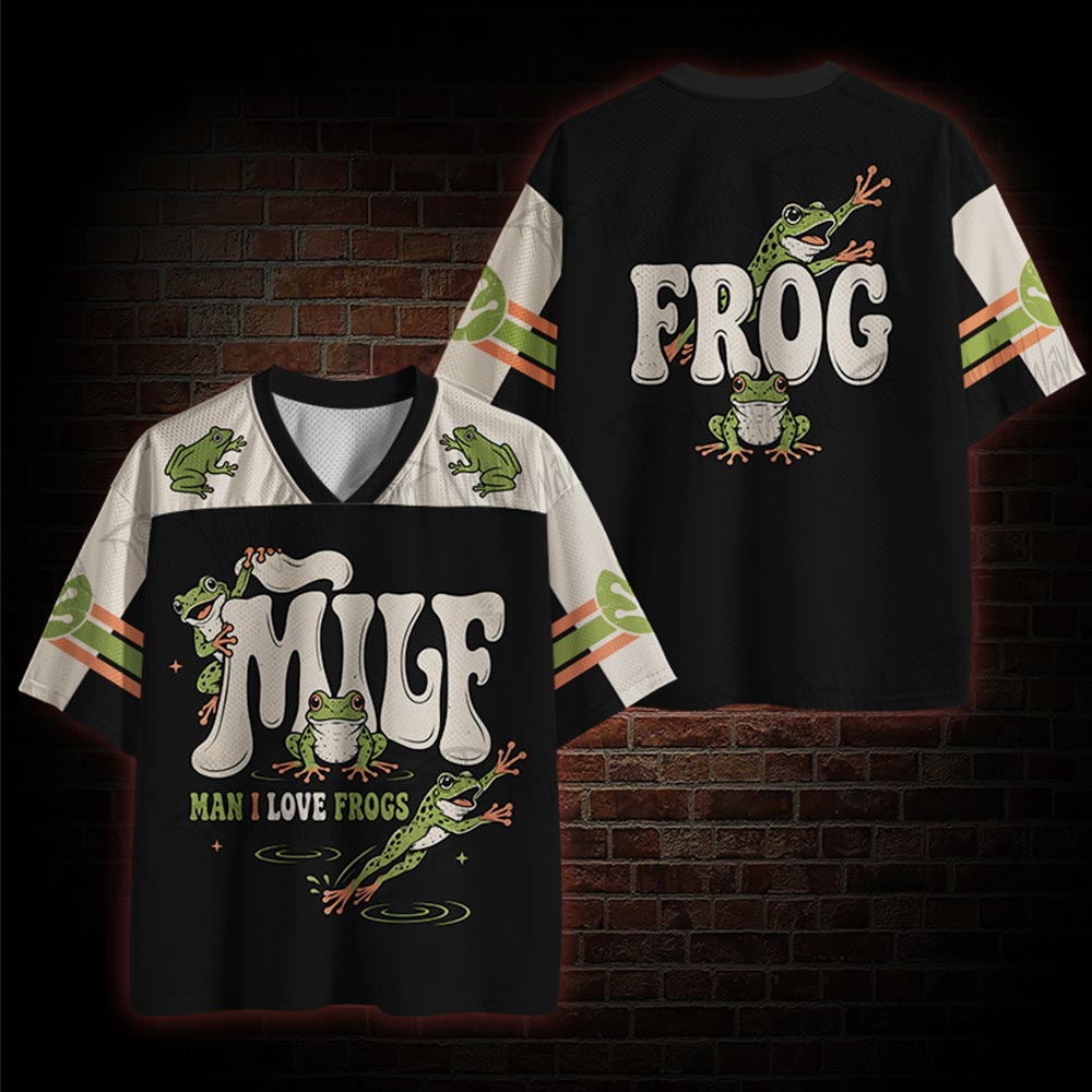Man I Love Frogs Mesh Jersey