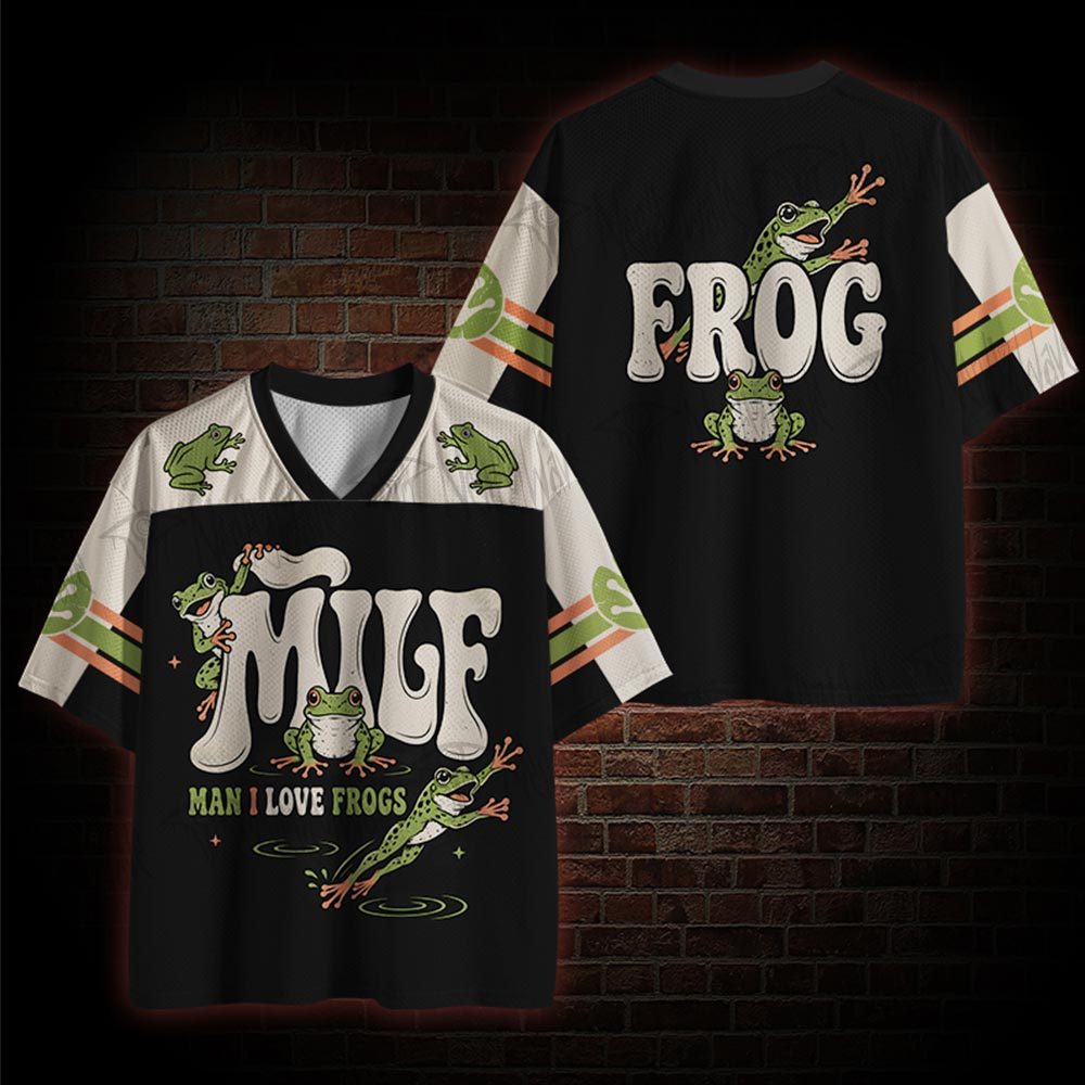 Man I Love Frogs Mesh Jersey