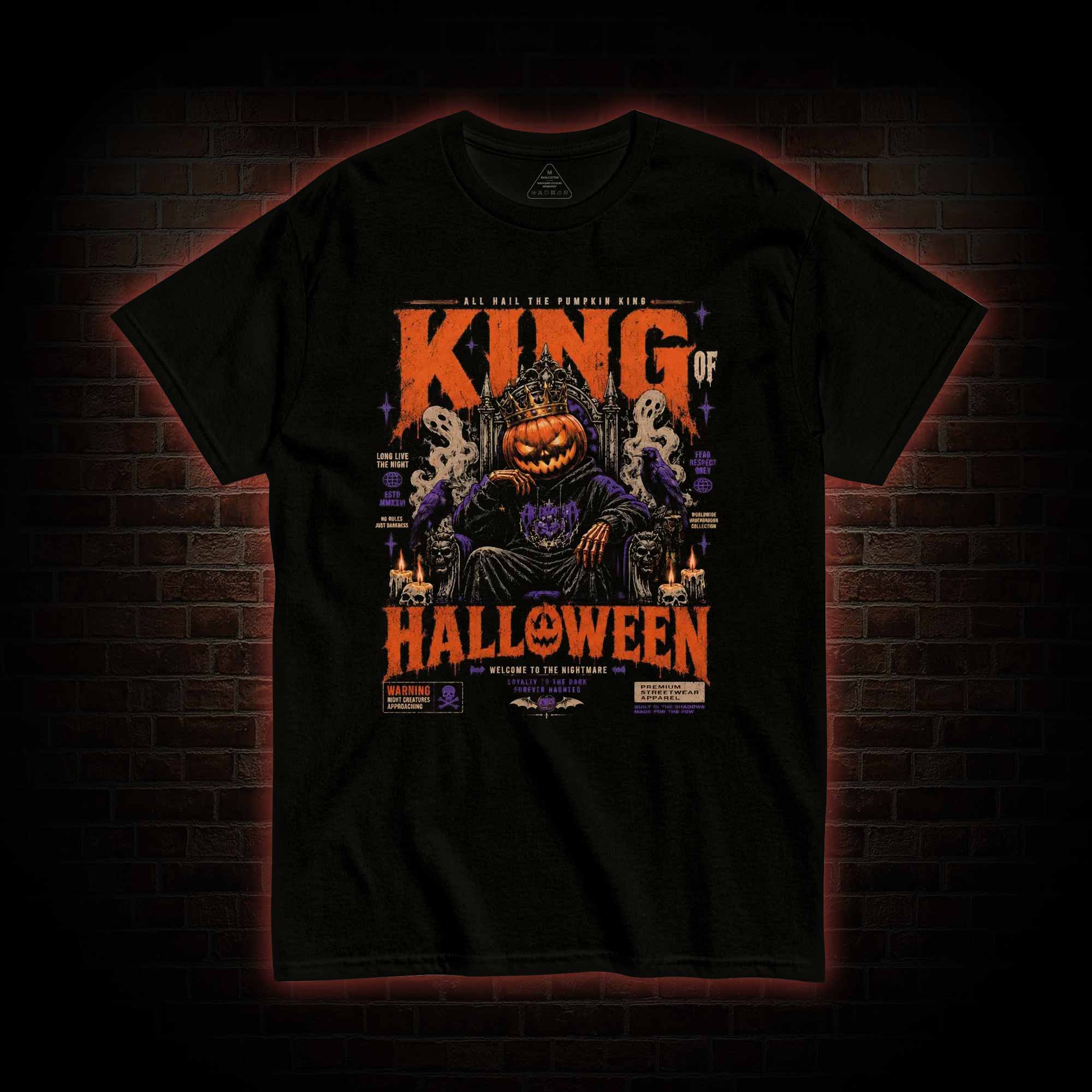 Halloween Pumpkin King T-shirt