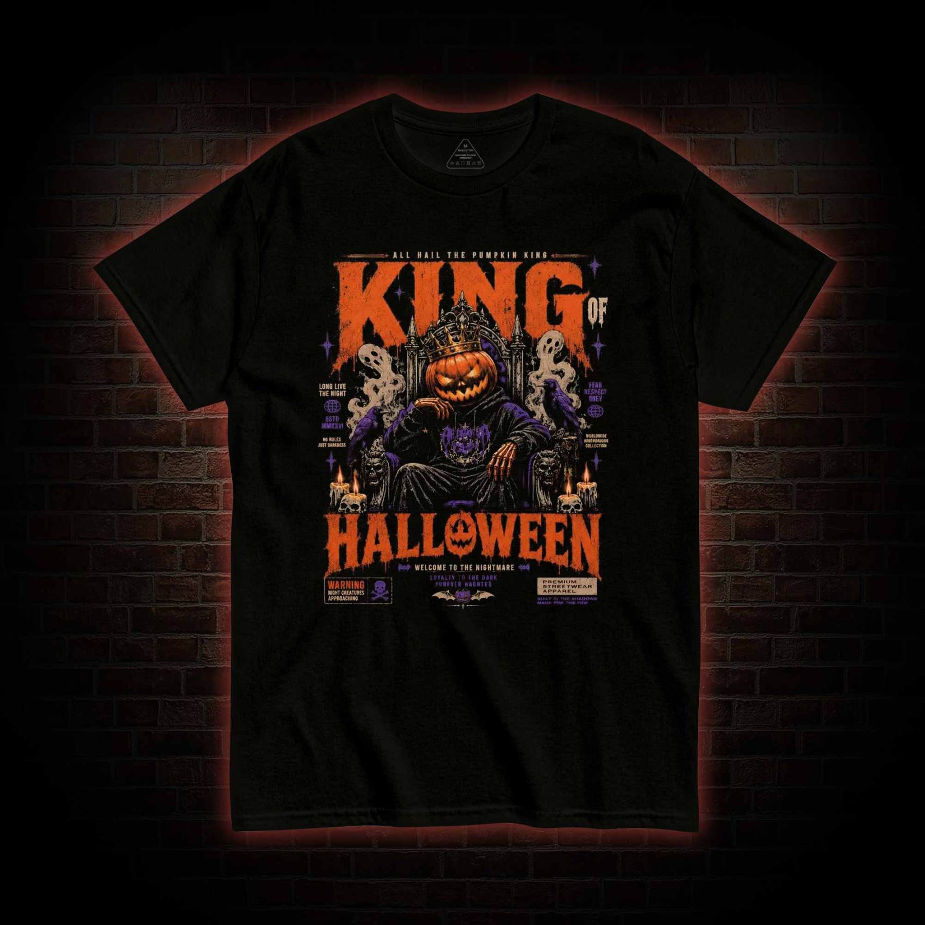 Halloween Pumpkin King T-shirt