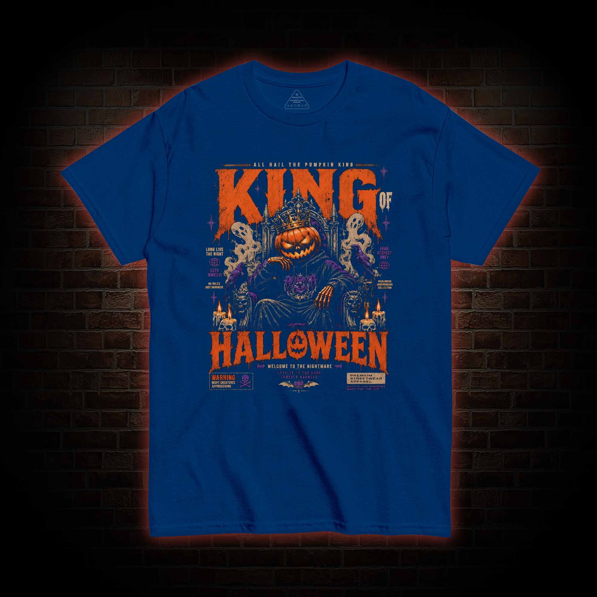 Halloween Pumpkin King T-shirt