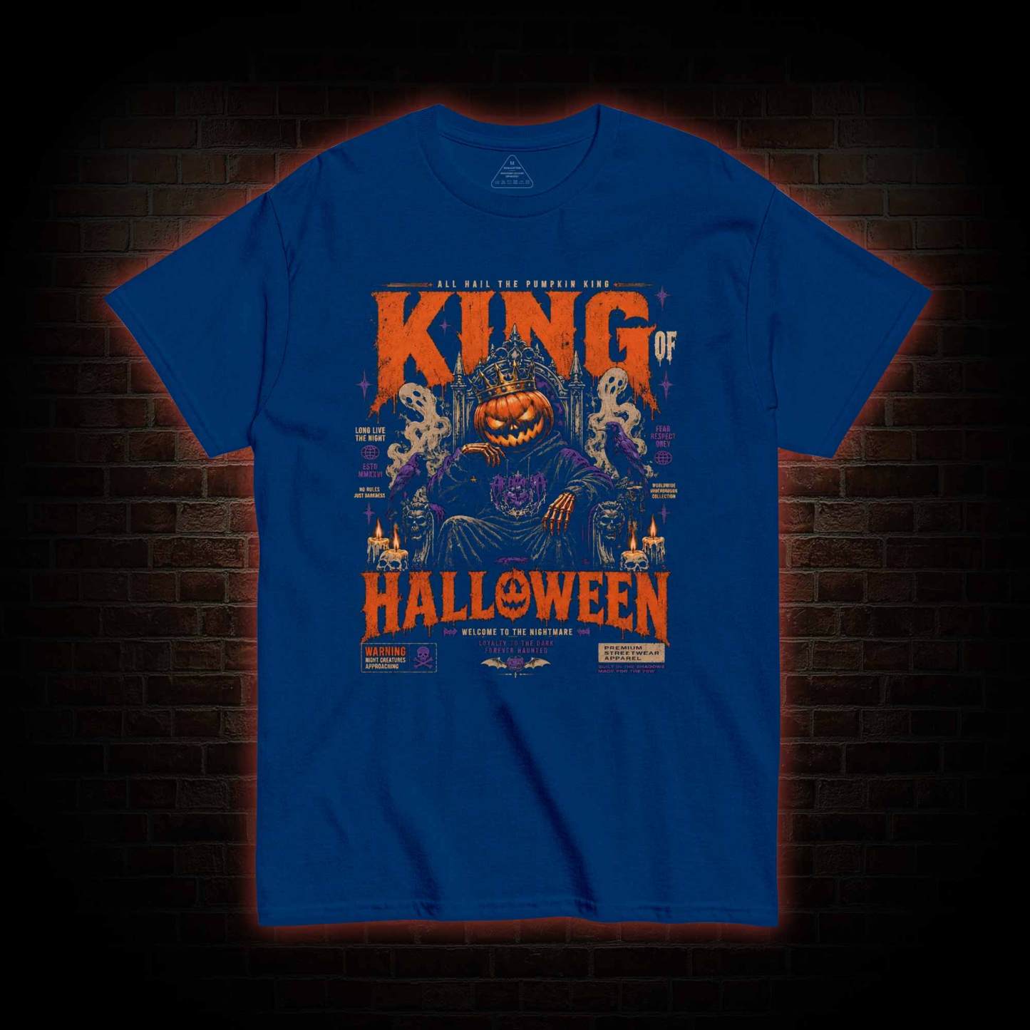 Halloween Pumpkin King T-shirt