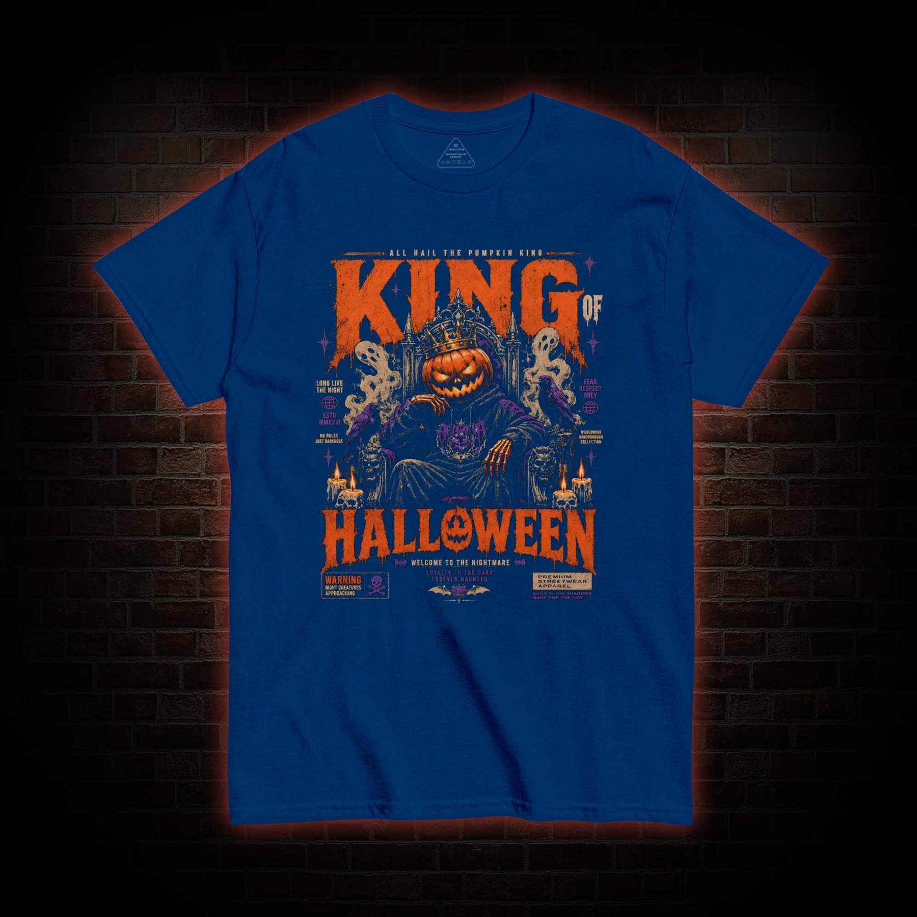 Halloween Pumpkin King T-shirt