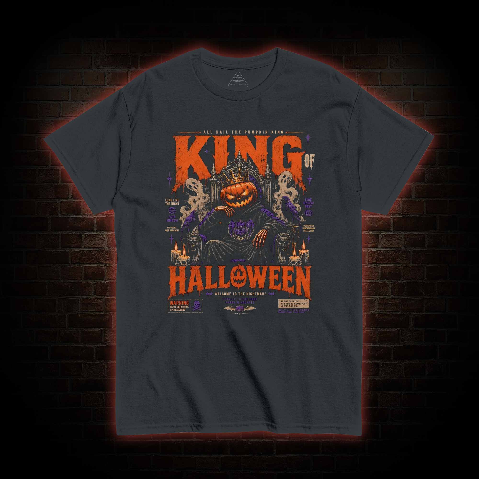 Halloween Pumpkin King T-shirt