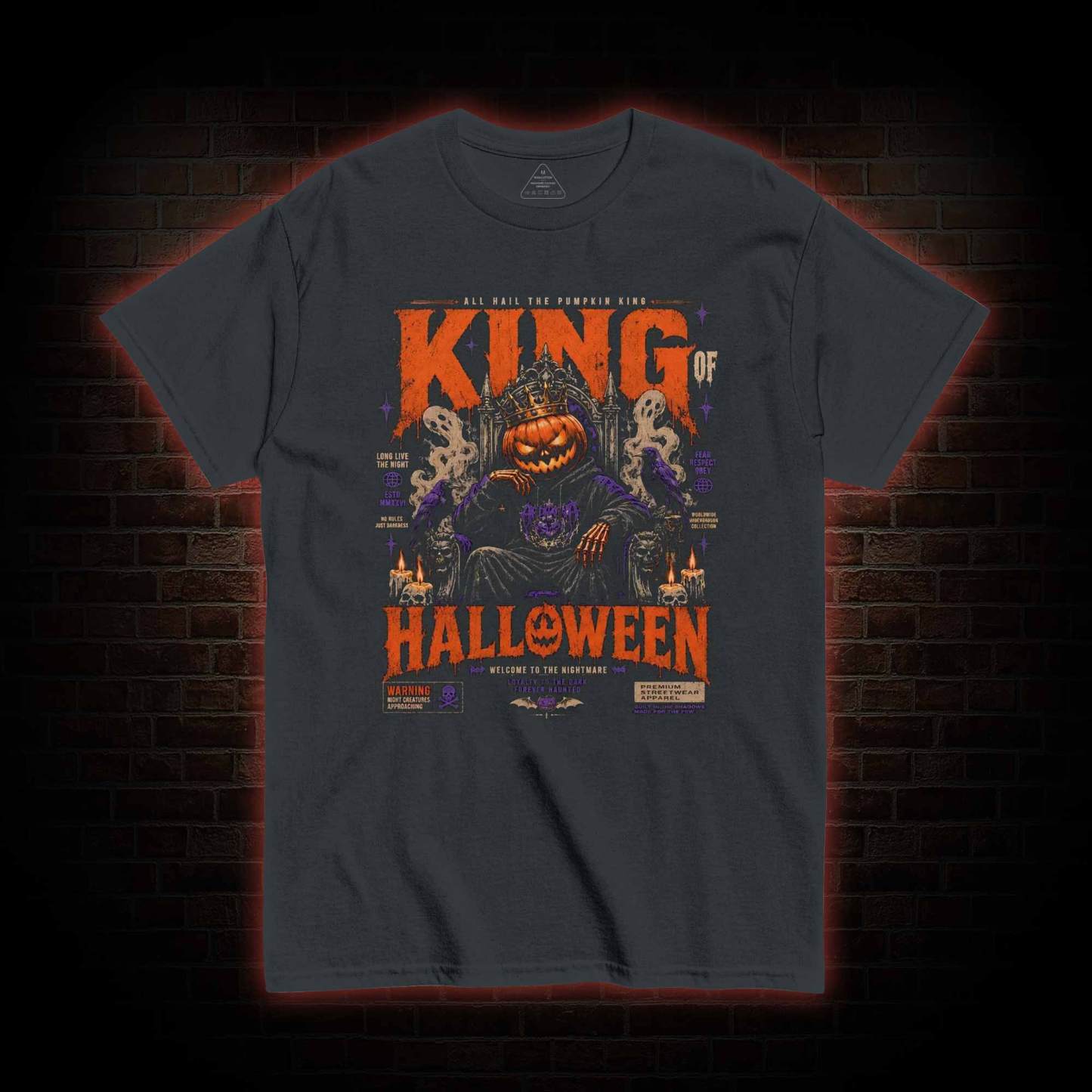 Halloween Pumpkin King T-shirt