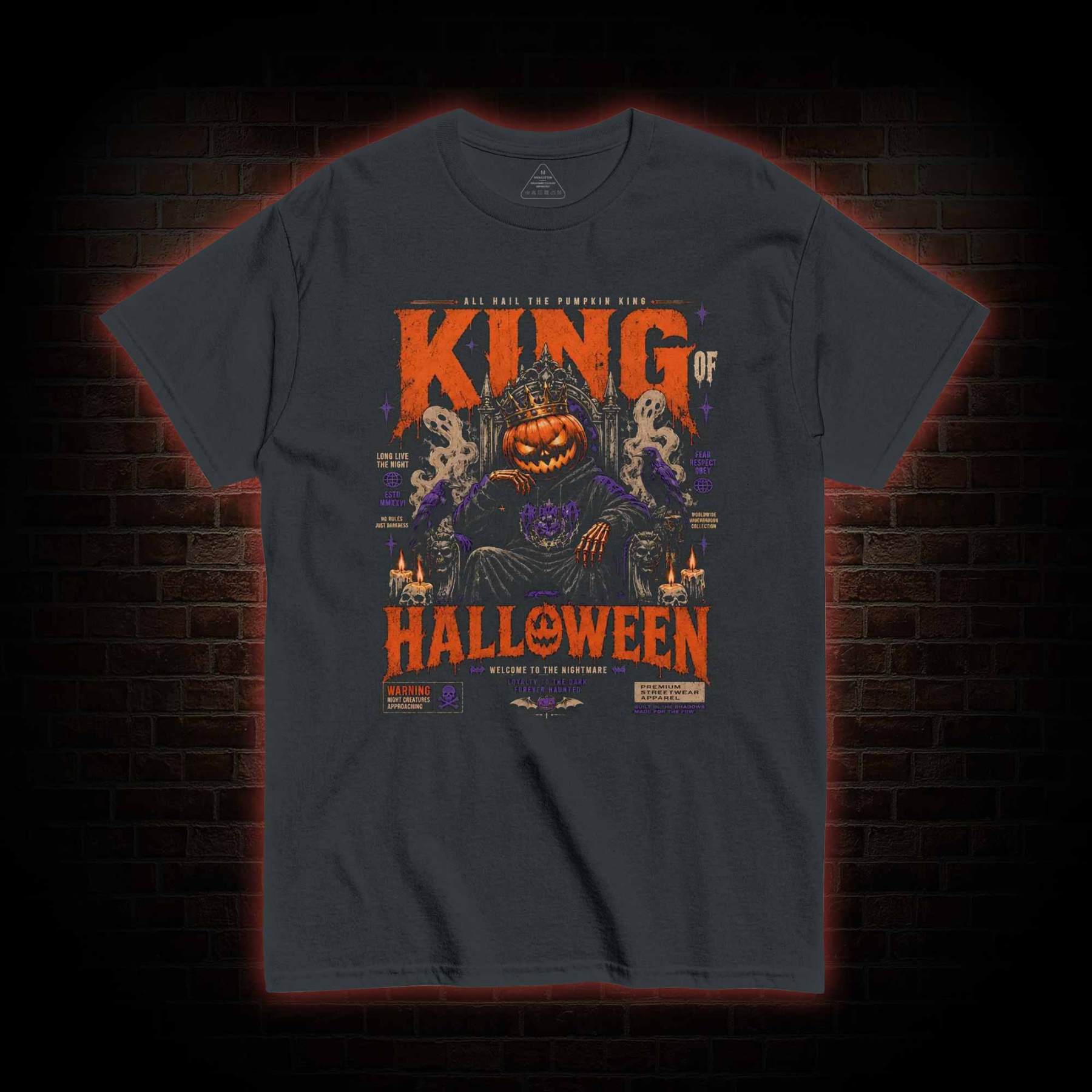 Halloween Pumpkin King T-shirt