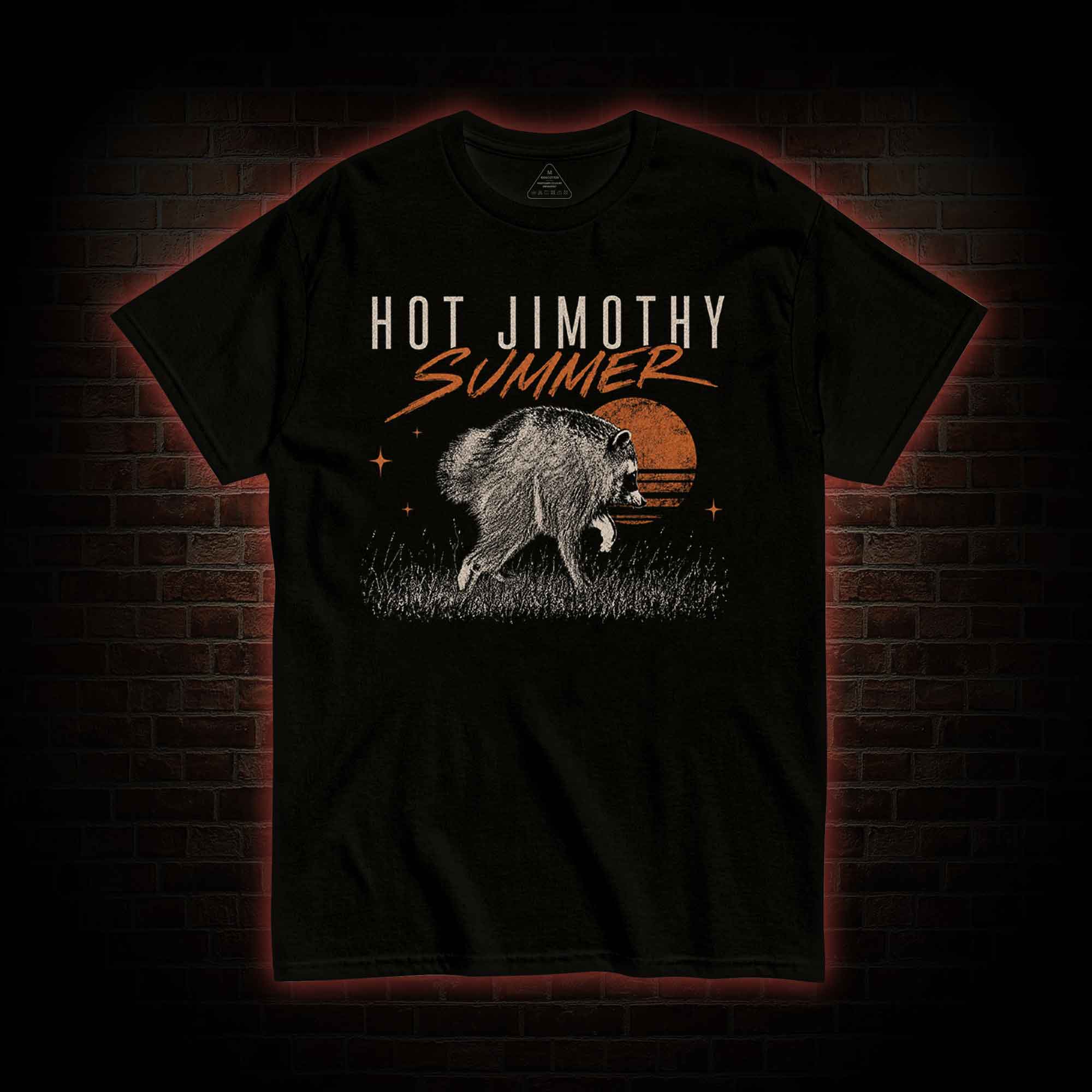 Jimothy Summer Raccoon Meme T-shirt