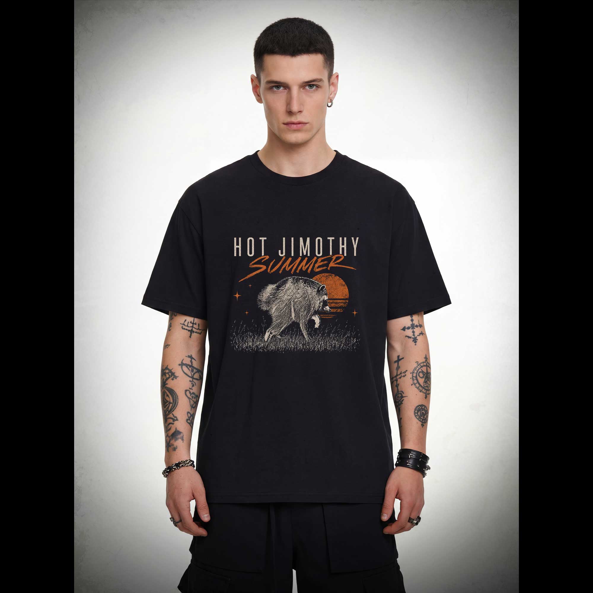 Jimothy Summer Raccoon Meme T-shirt
