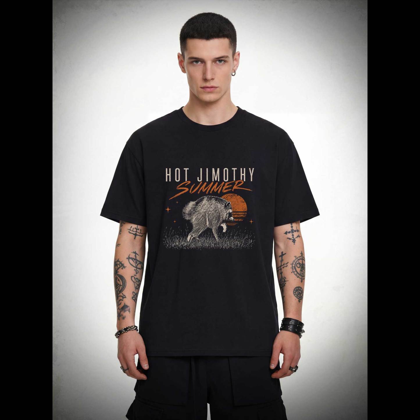 Jimothy Summer Raccoon Meme T-shirt