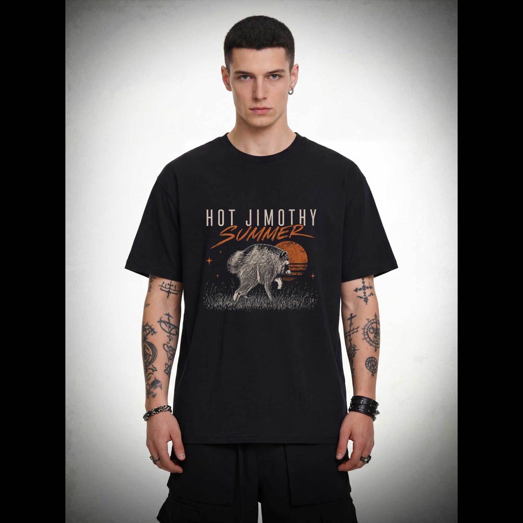 Jimothy Summer Raccoon Meme T-shirt