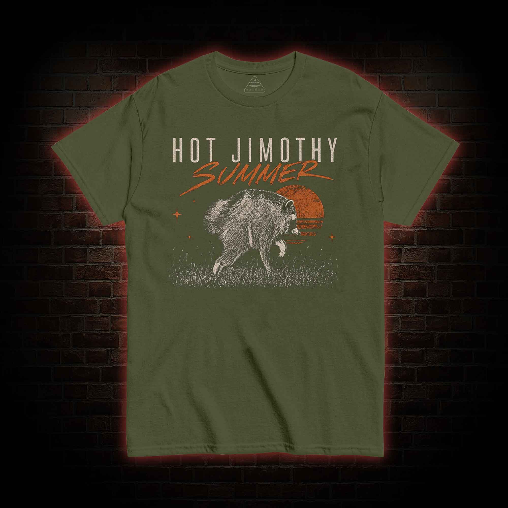 Jimothy Summer Raccoon Meme T-shirt