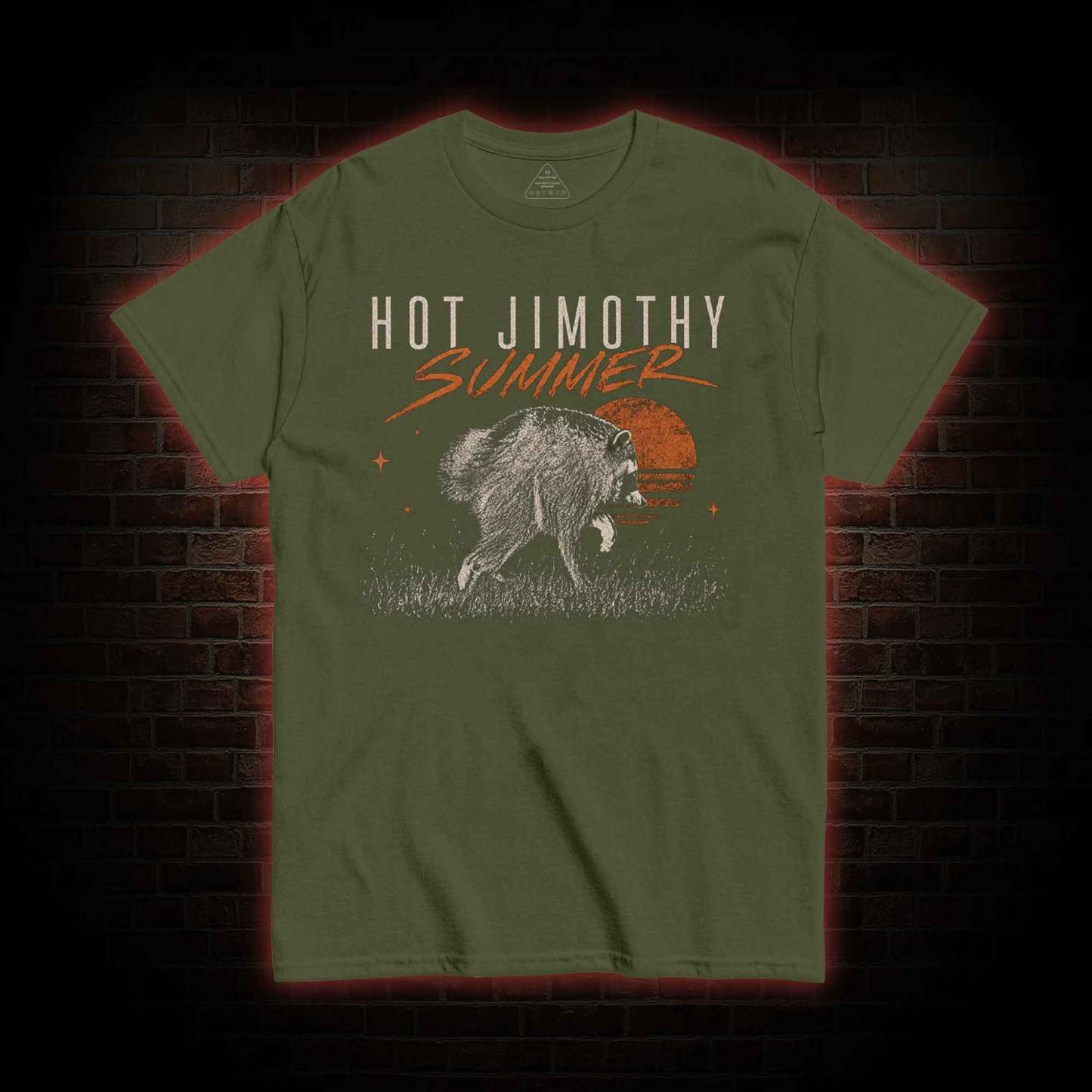 Jimothy Summer Raccoon Meme T-shirt