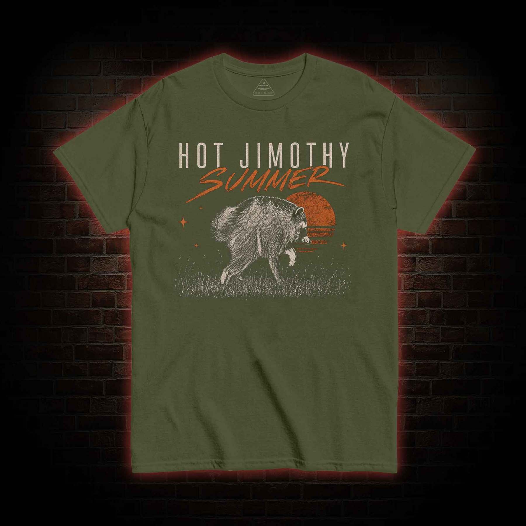 Jimothy Summer Raccoon Meme T-shirt