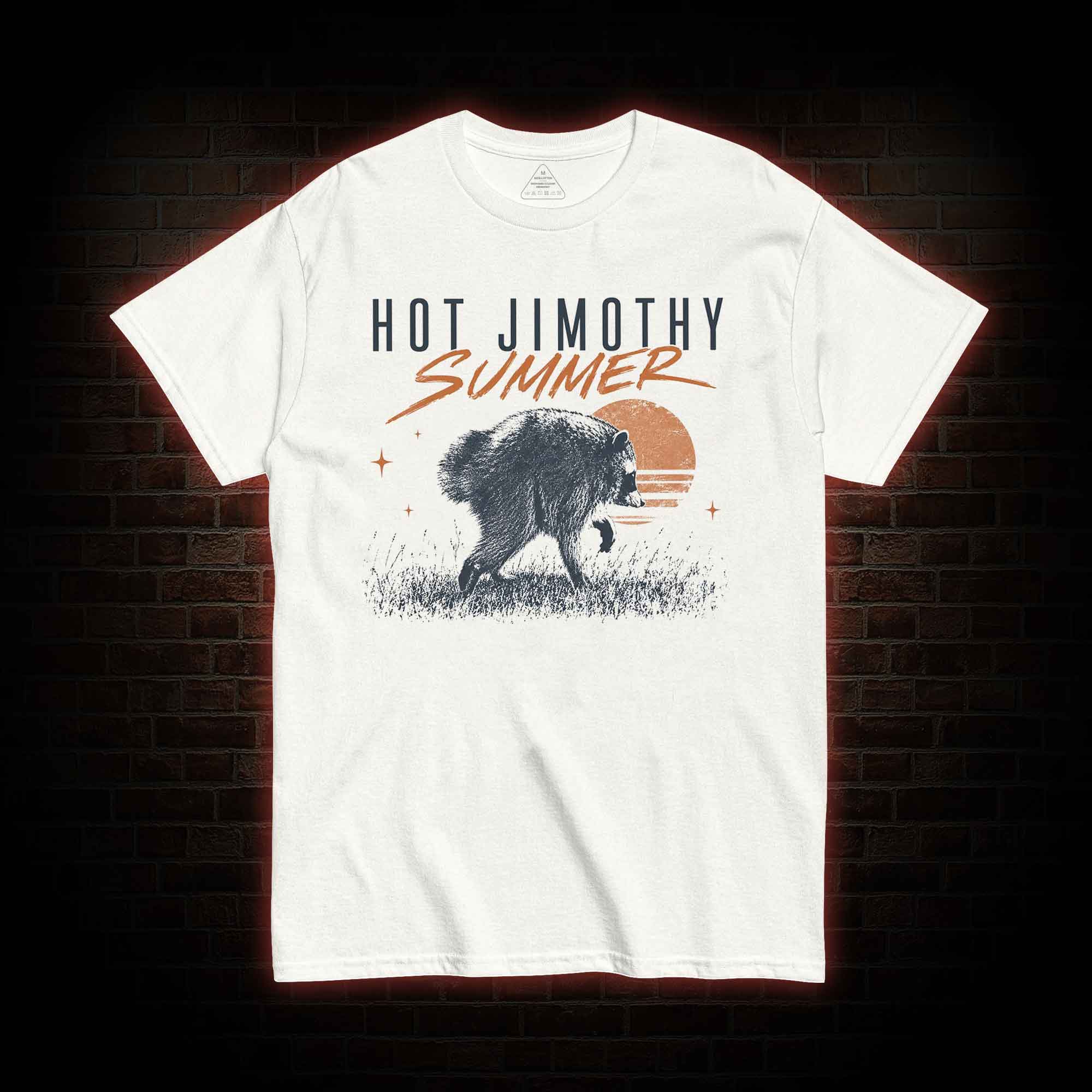 Jimothy Summer Raccoon Meme T-shirt