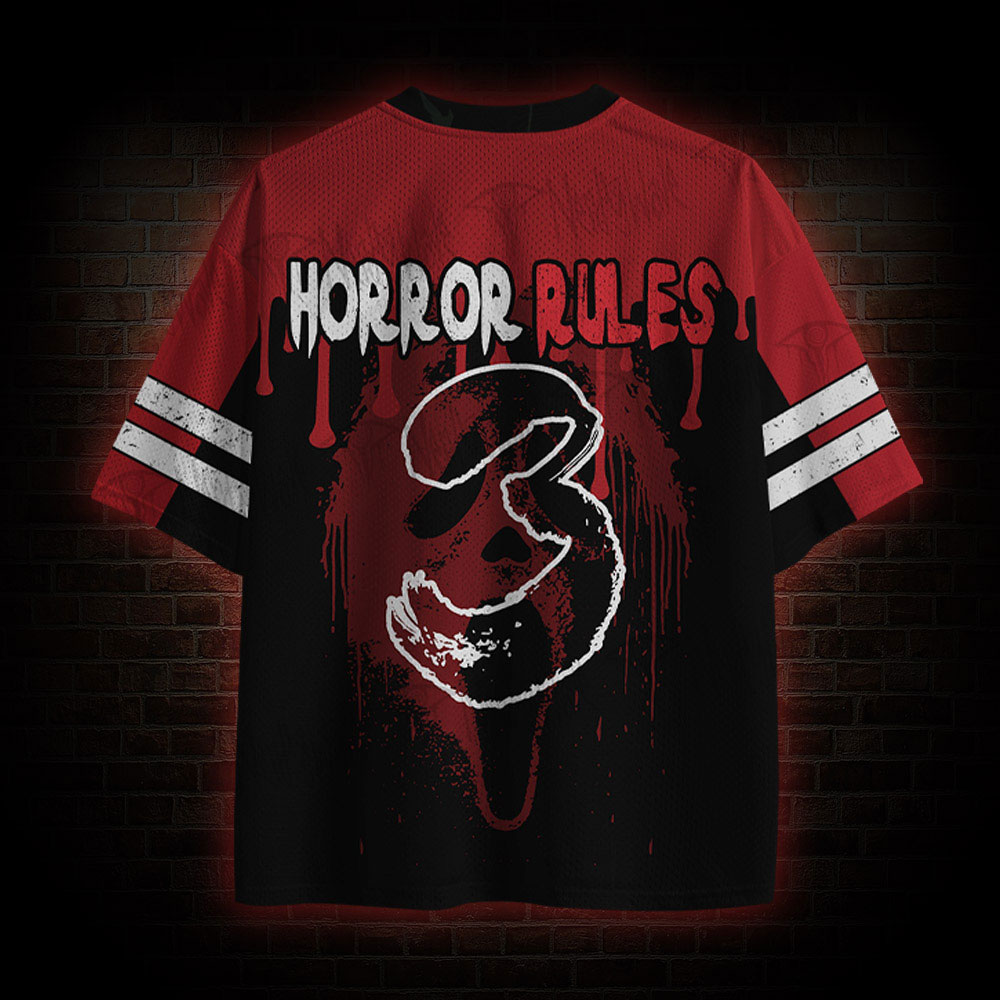 Horror Movies Survival Rules Mesh Jersey