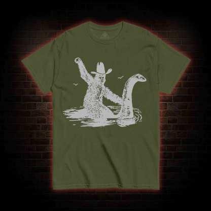 Bigfoot And Loch Ness Monster T-shirt