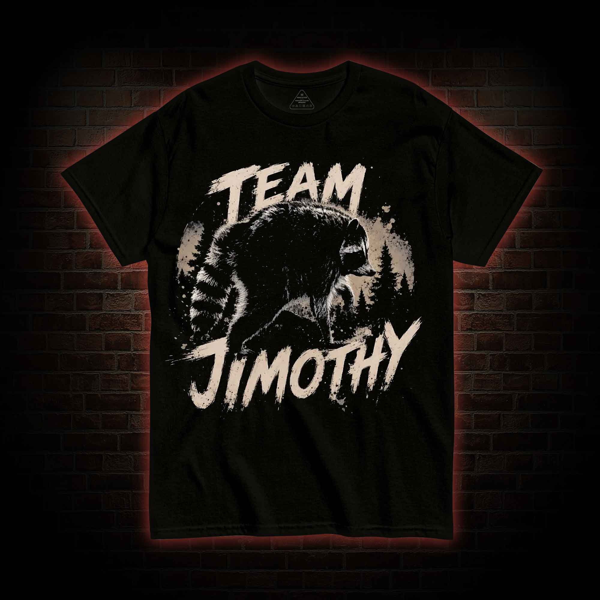 Team Jimothy Raccoon T-shirt