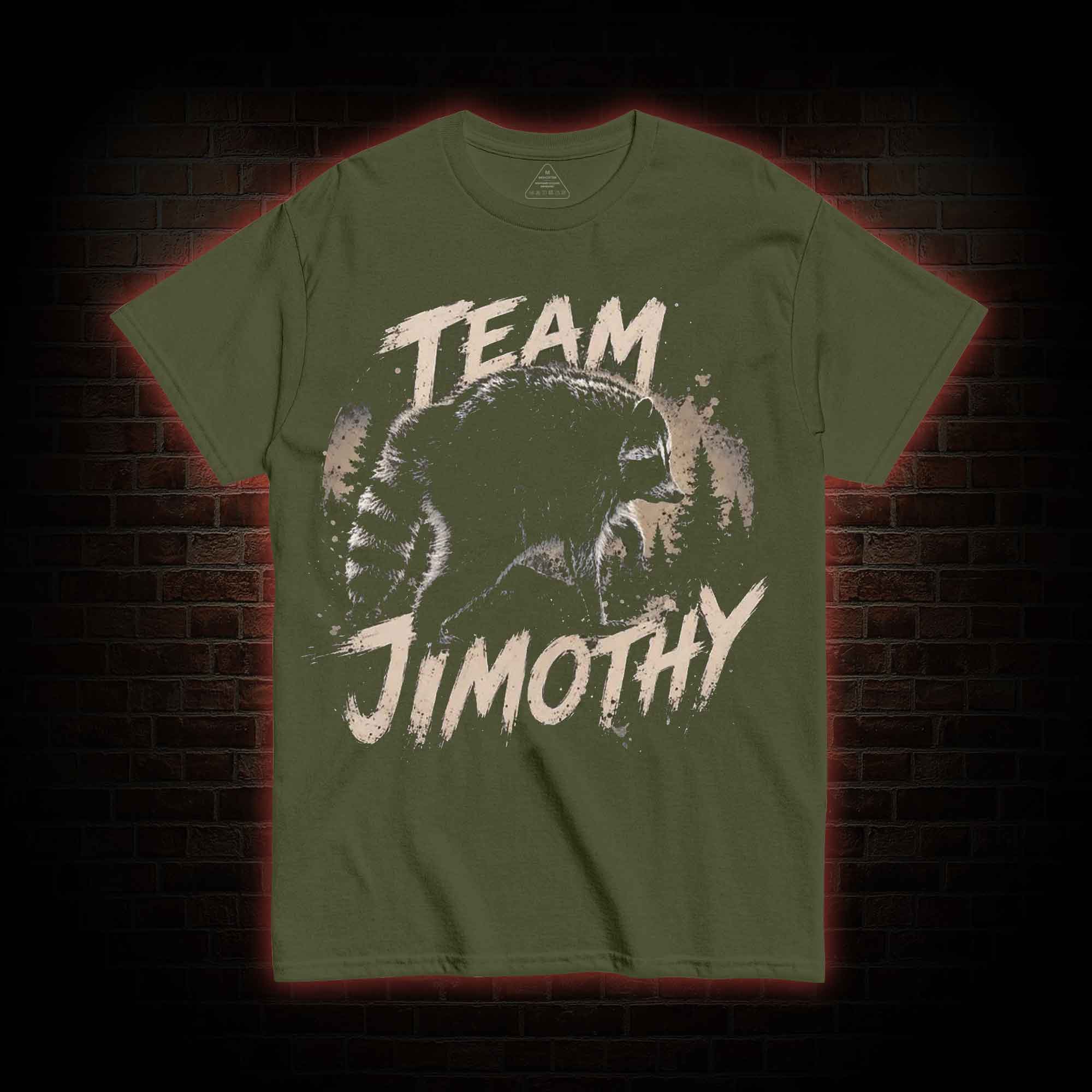 Team Jimothy Raccoon T-shirt