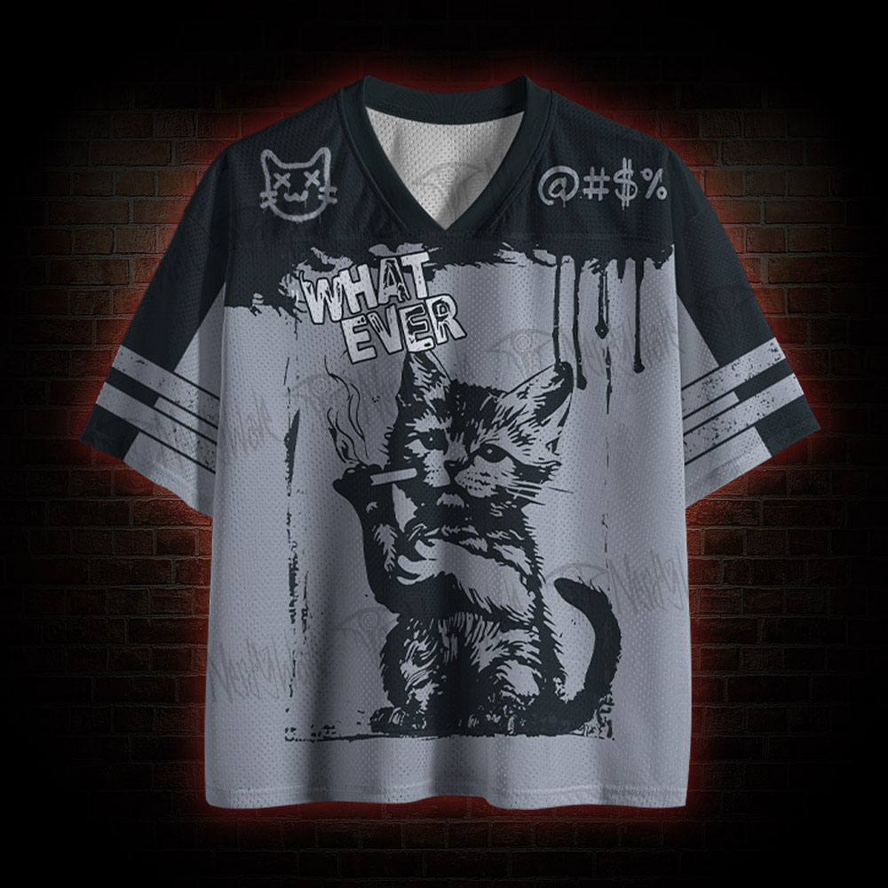 What Ever Cat Mesh Jersey