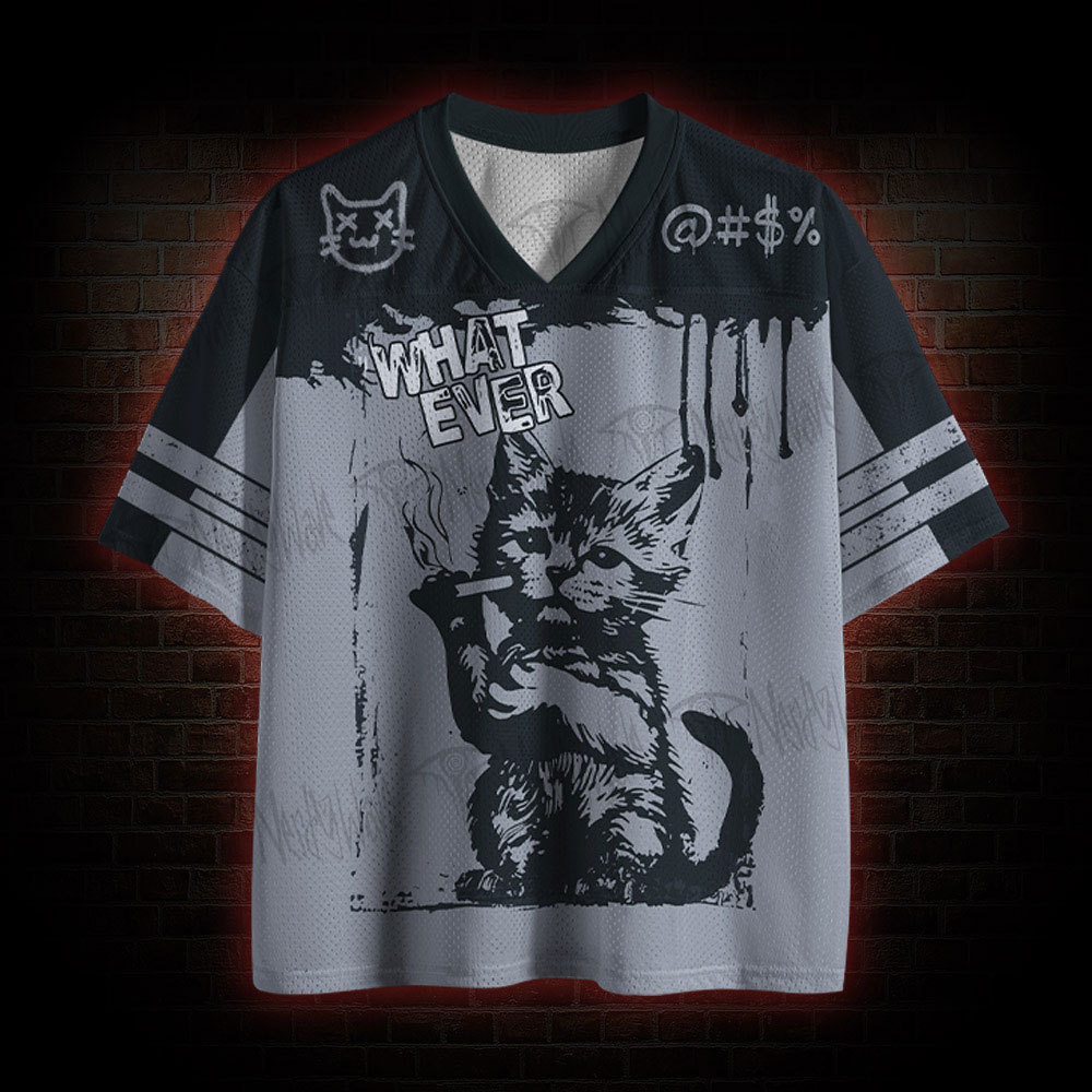 What Ever Cat Mesh Jersey