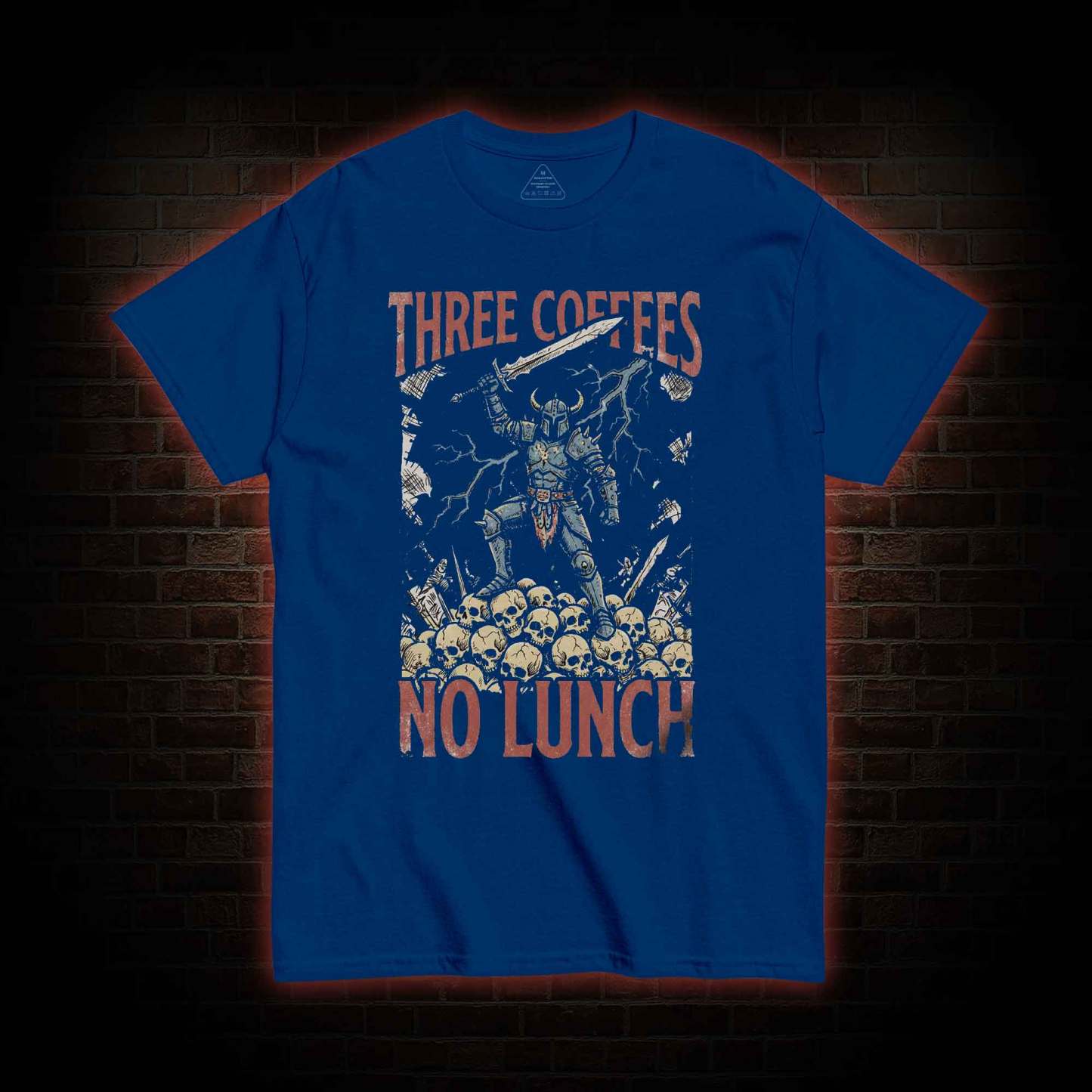Three Coffees No Lunch T-shirt