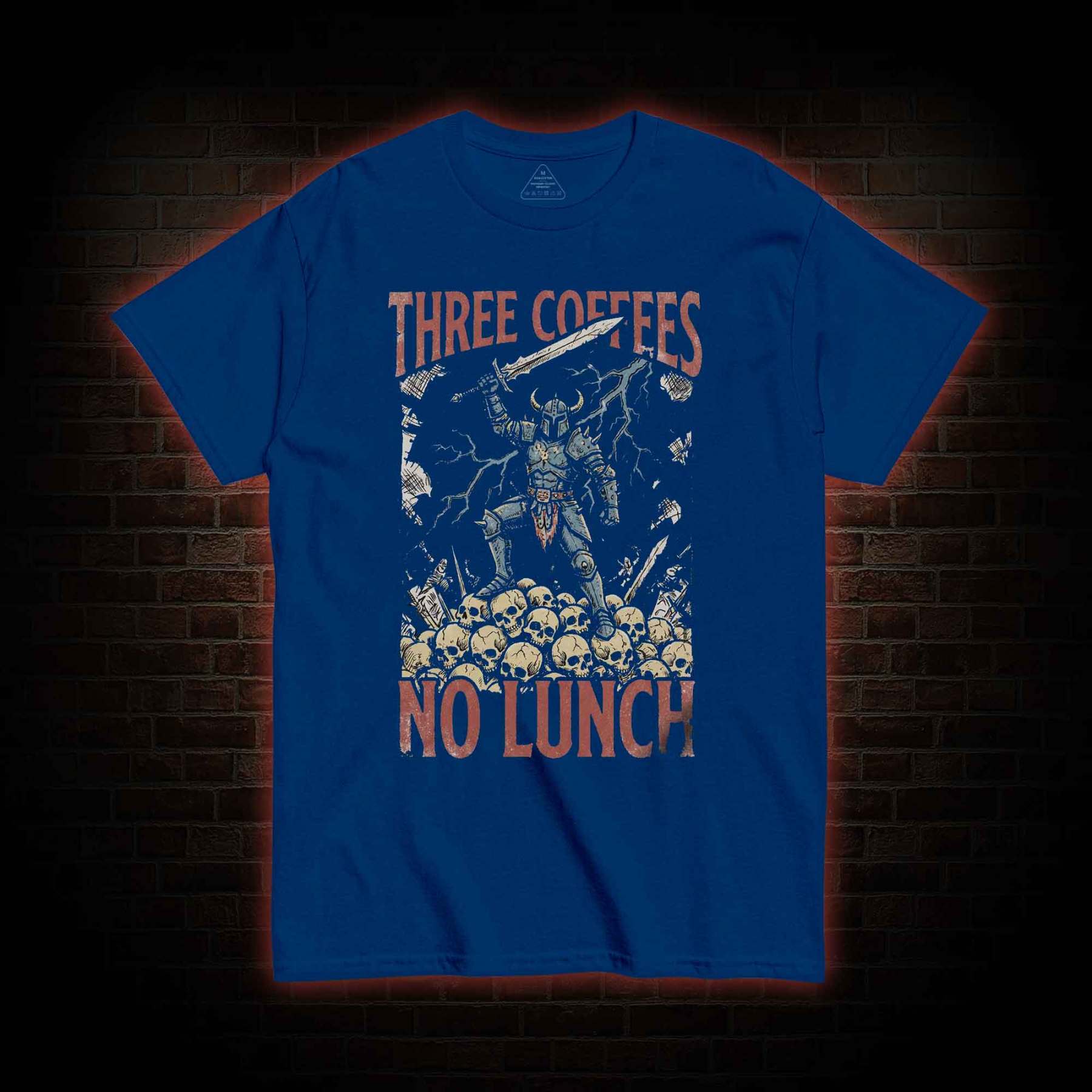 Three Coffees No Lunch T-shirt