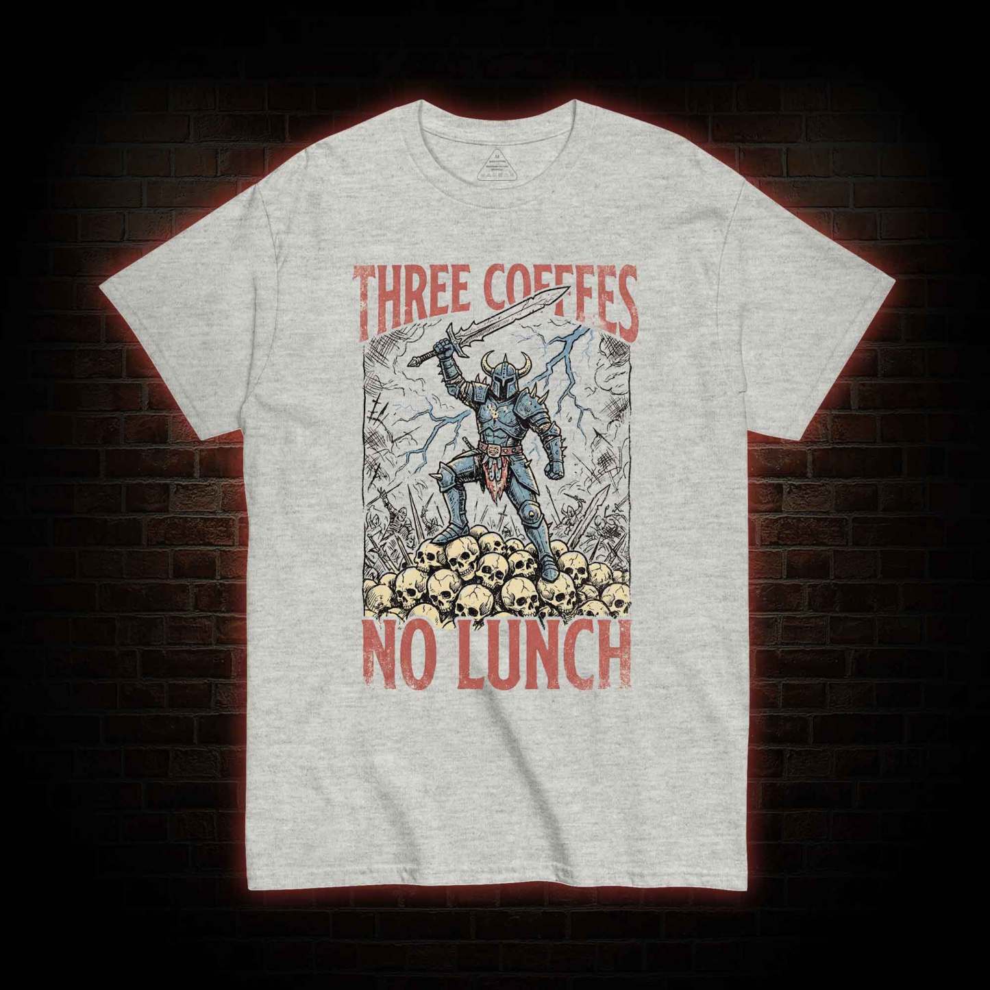 Three Coffees No Lunch T-shirt