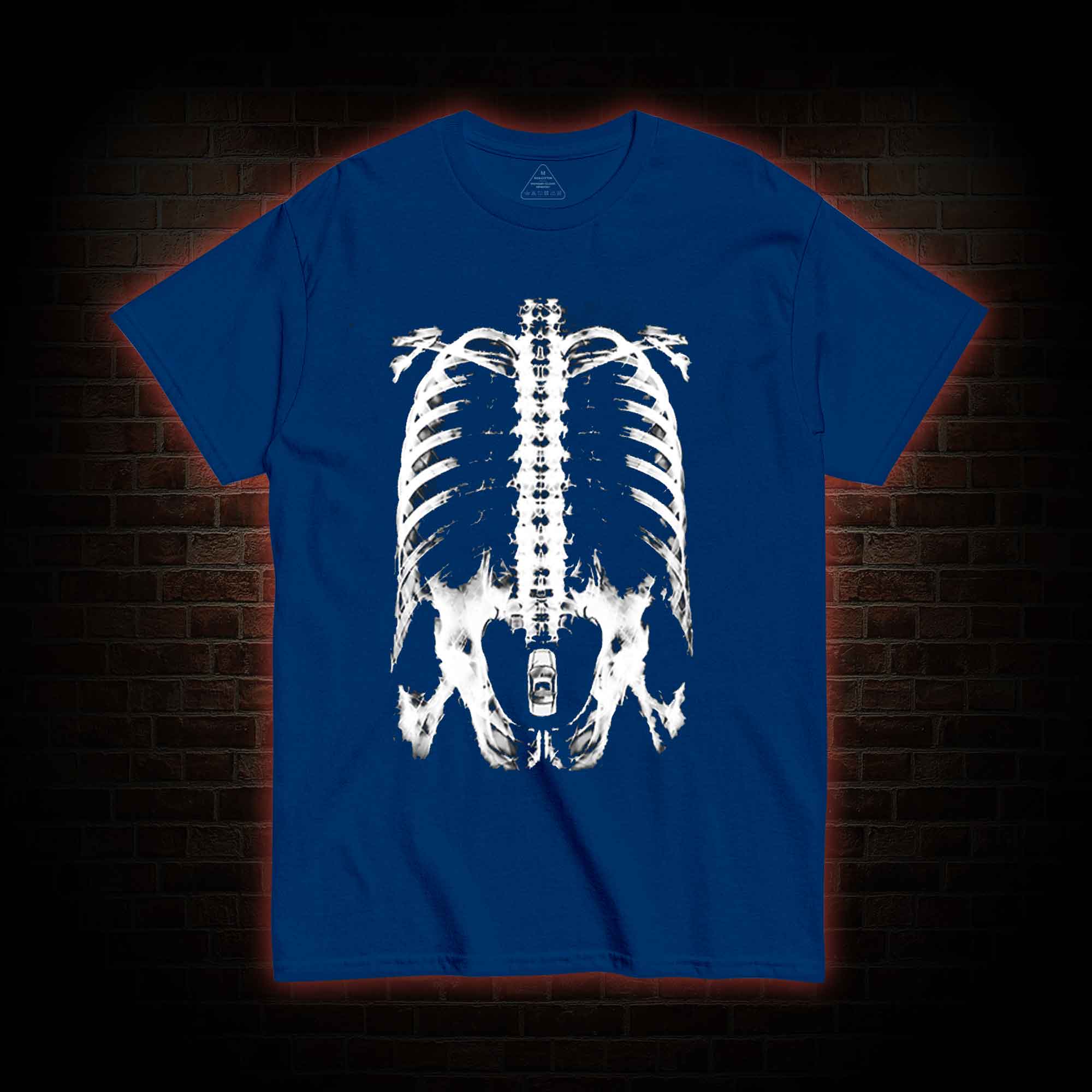 X-Ray Ribcage Skeleton T-shirt