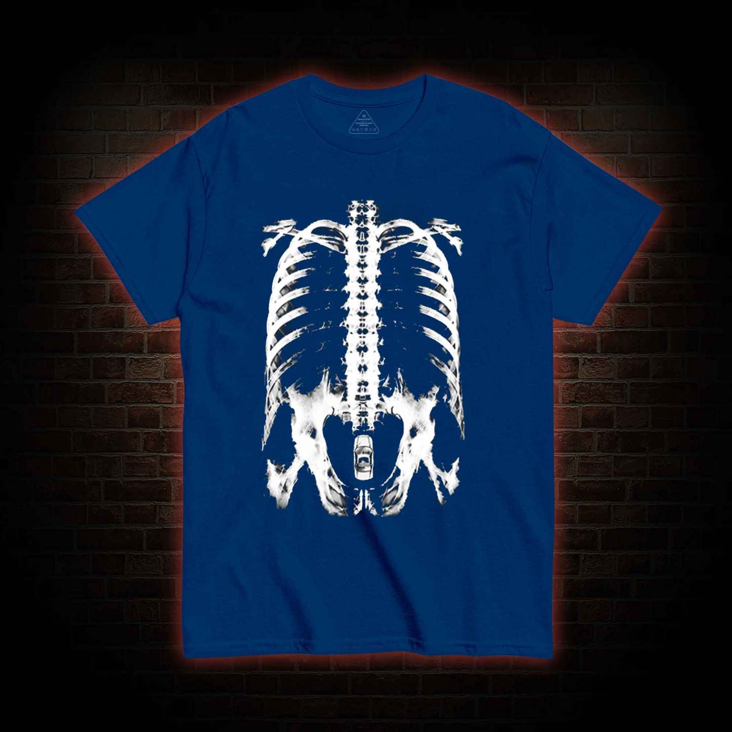 X-Ray Ribcage Skeleton T-shirt