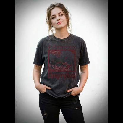 Ibuprofen Cat Meme Washed T-shirt