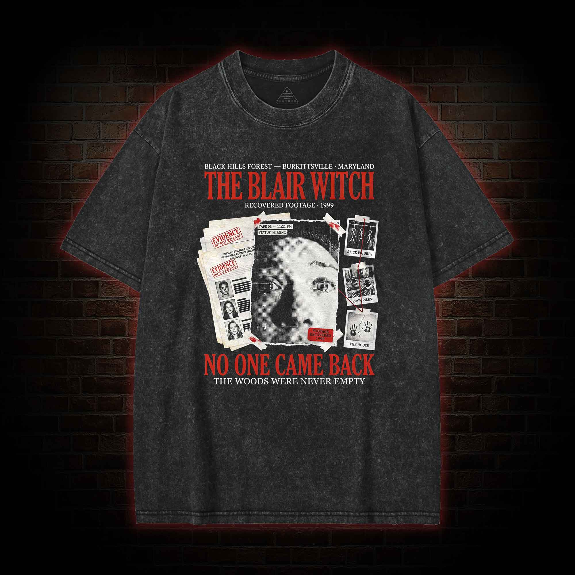No One Came Back Fan Washed T-shirt