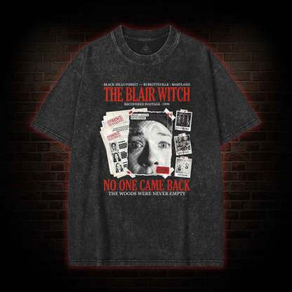 No One Came Back Fan Washed T-shirt