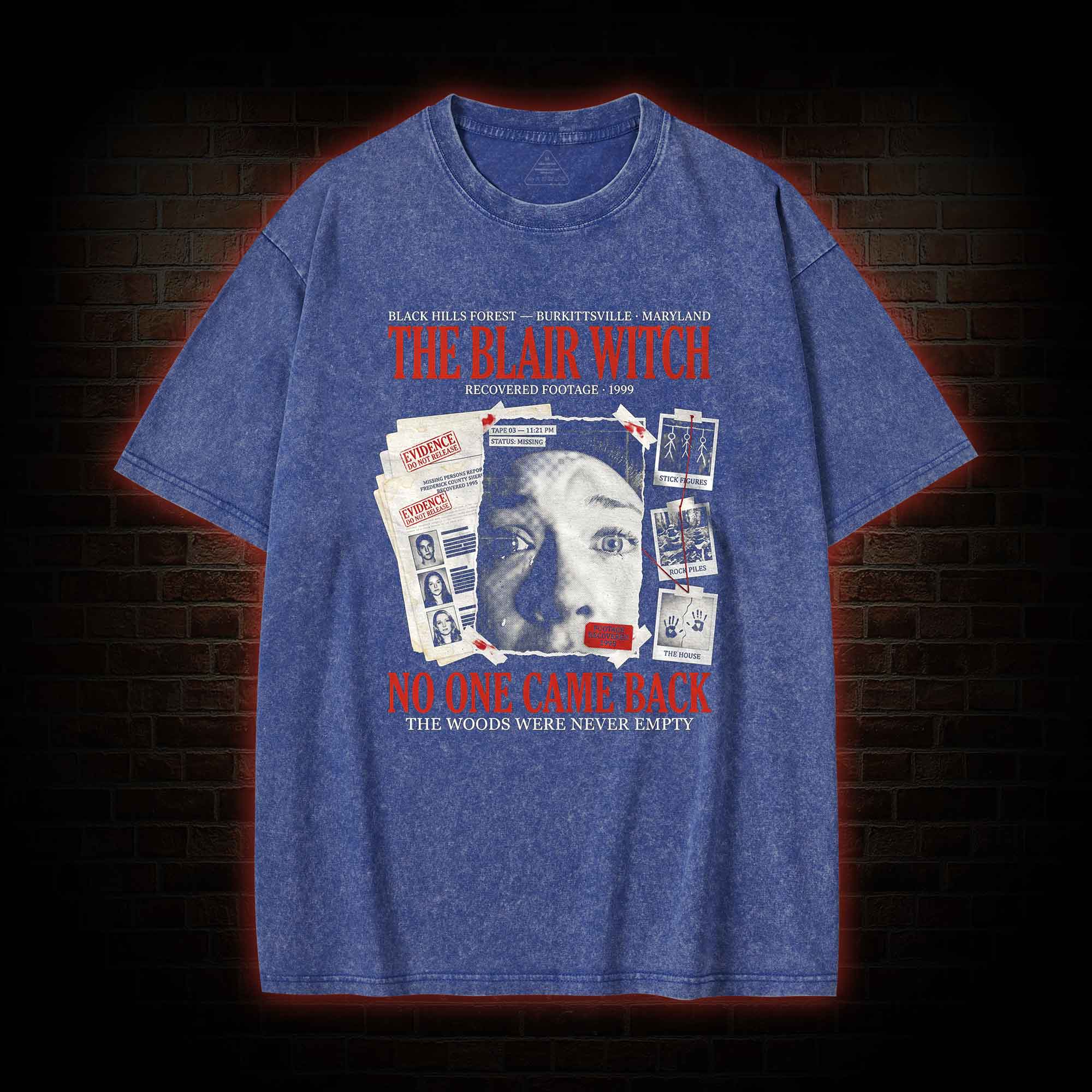 No One Came Back Fan Washed T-shirt