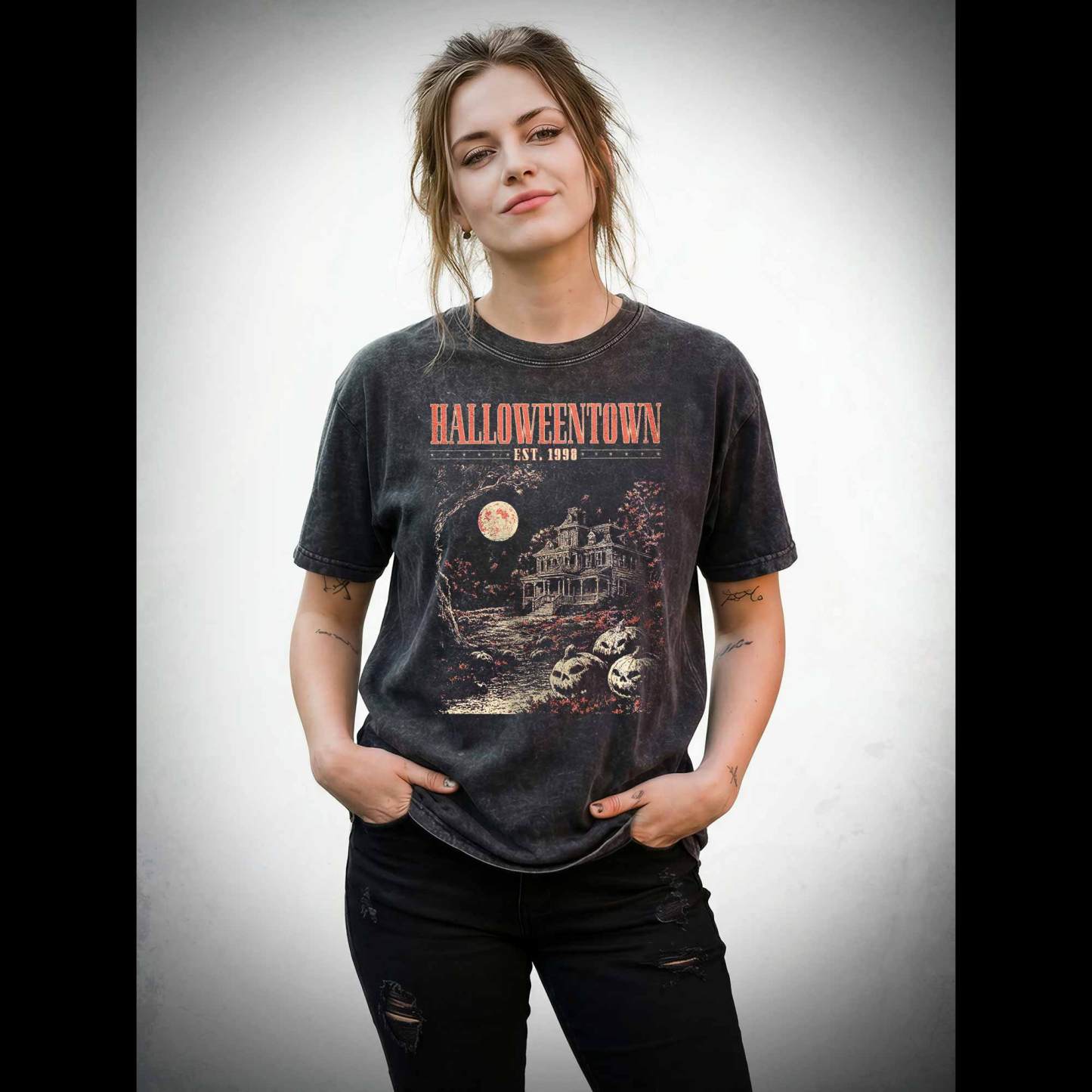 Not so Scary Washed T-shirt