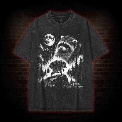 Vintage Jimothy Raccoon Washed T-shirt