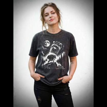 Vintage Jimothy Raccoon Washed T-shirt