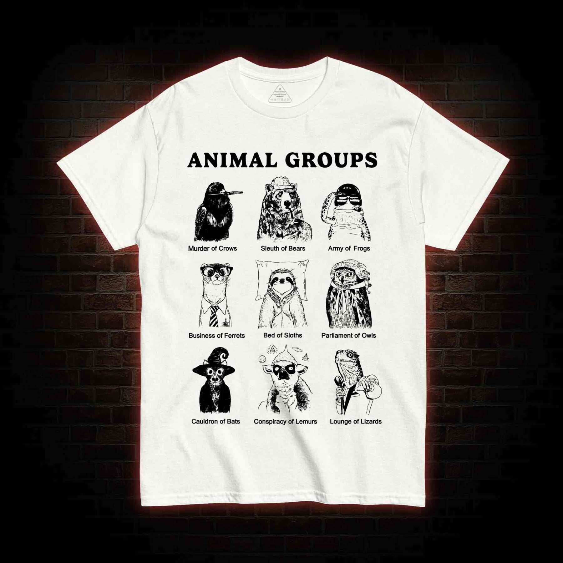Animal Groups T-shirt