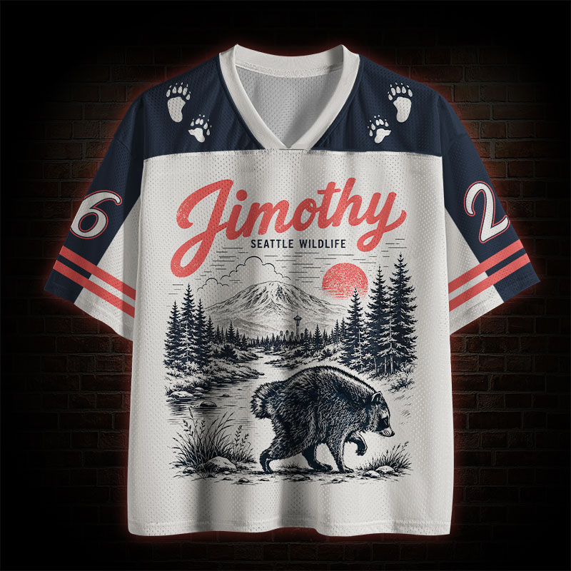 Vintage Jimothy Wildlife Mesh Jersey