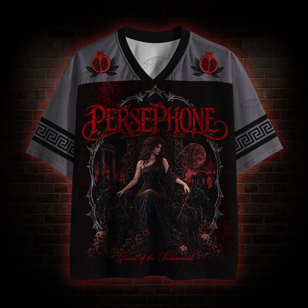 Persephone Queen of the Underworld Mesh Jersey