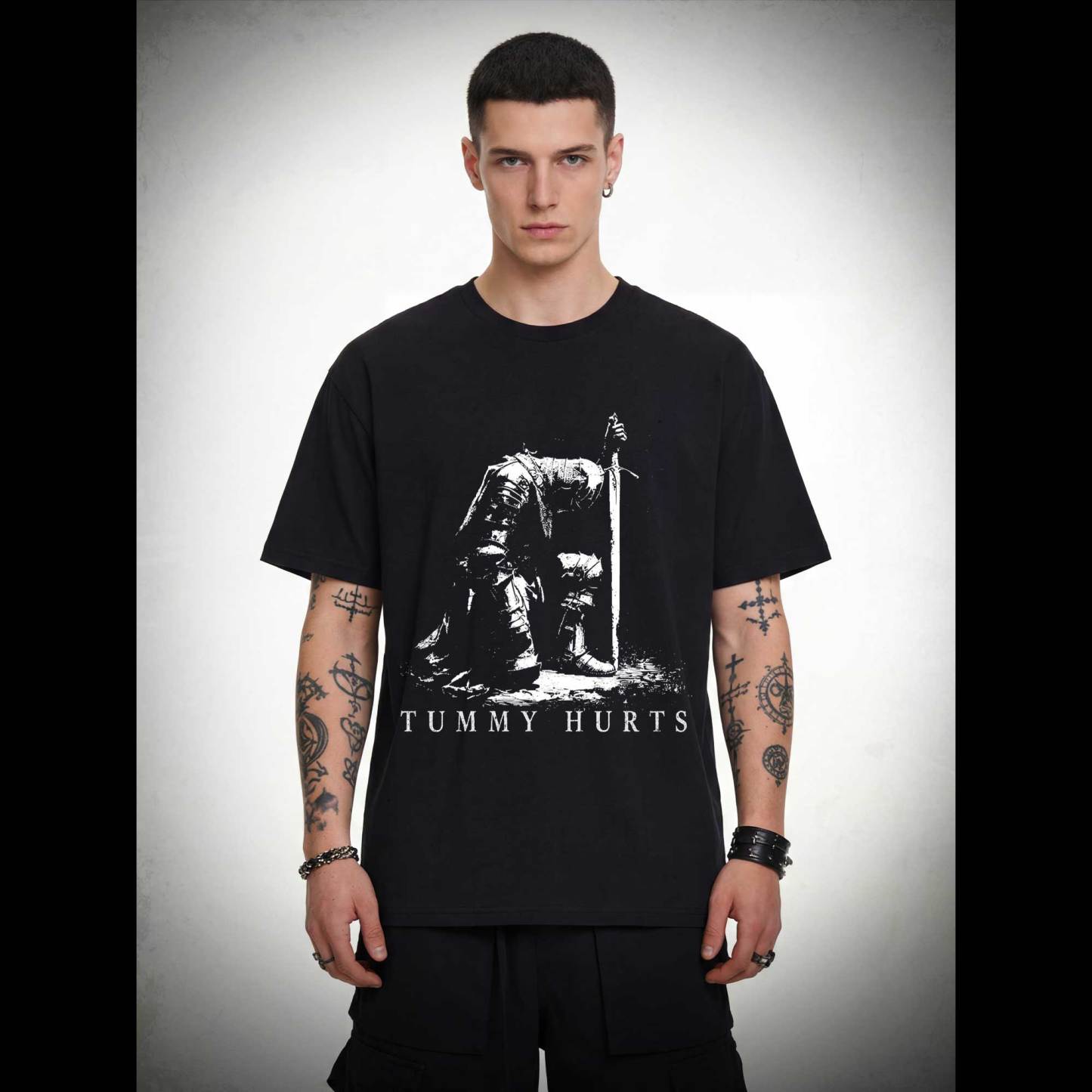 Dark Fantasy Knight T-shirt