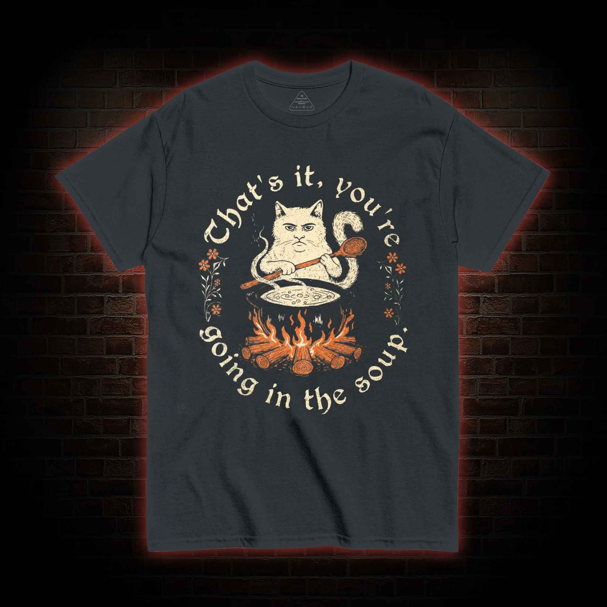 Weird Medieval Cat T-shirt