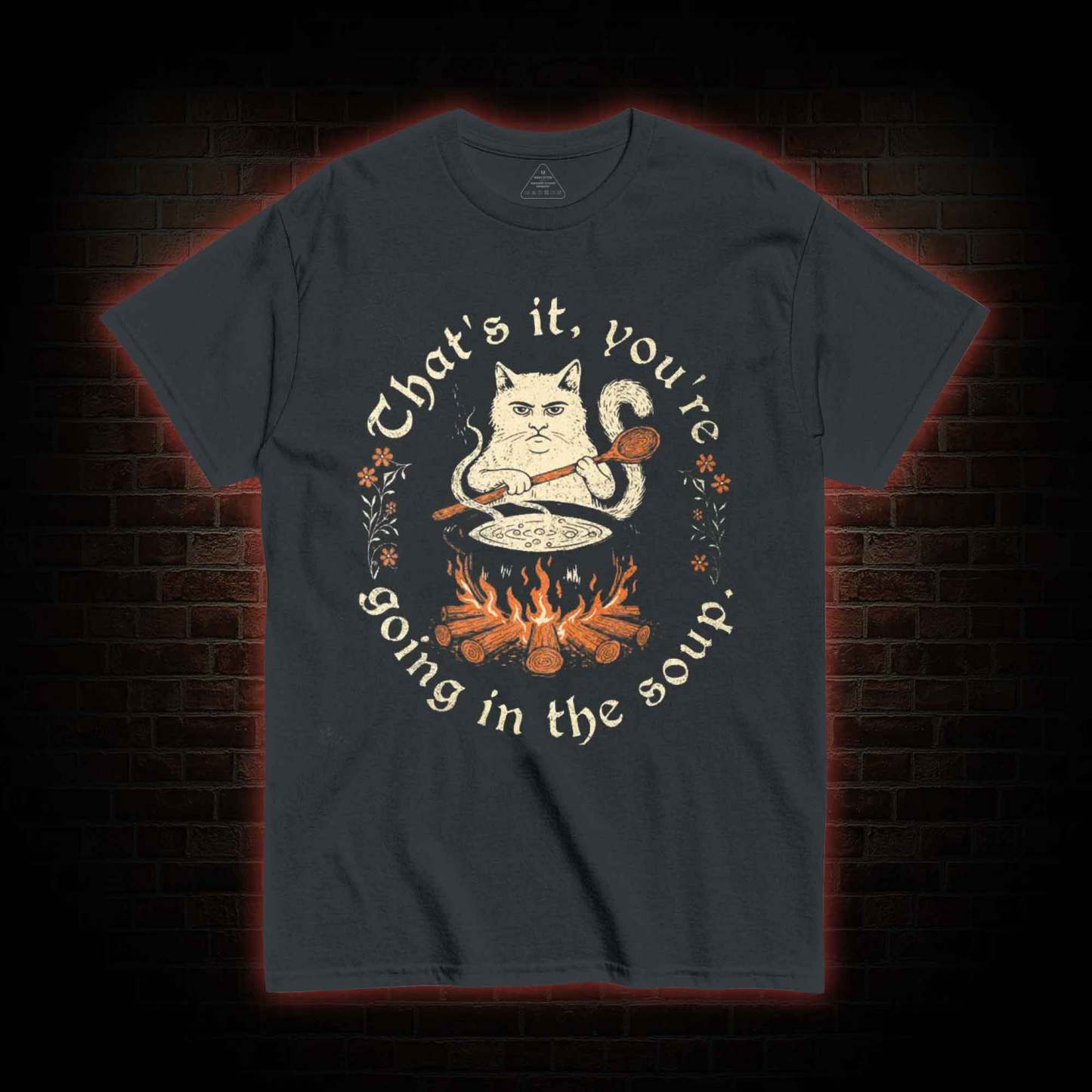 Weird Medieval Cat T-shirt