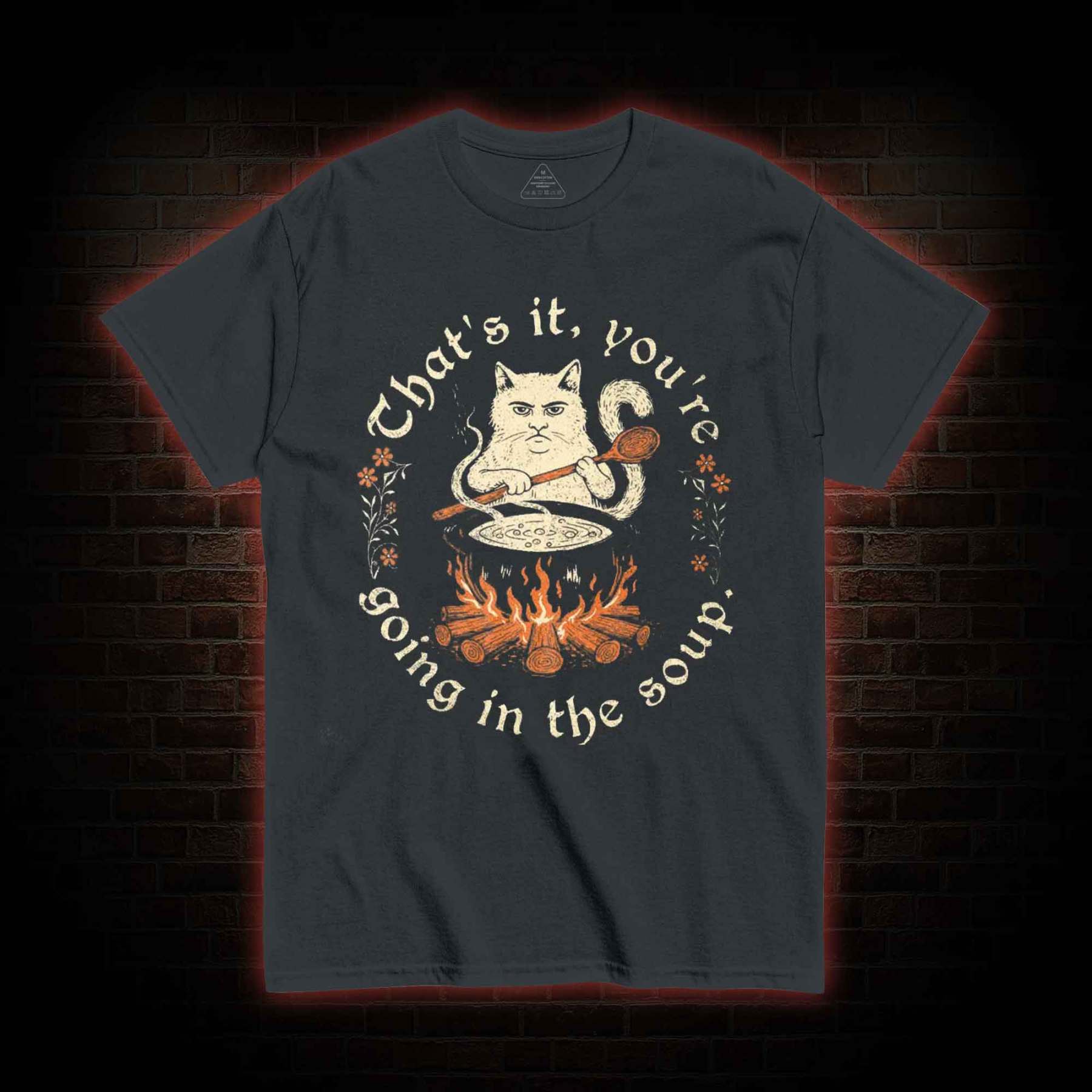 Weird Medieval Cat T-shirt